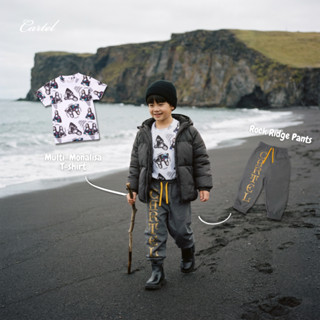 เสื้อเด็กลายการ์ตูนอายุ 2-12ปี/ขวบ สีขาว Multi Monalisa T-sh…