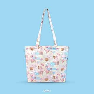DADDY | ( Pre- order ) Purrkats Tote Bag กระเป๋าผ้าแคนวาส ลายน้องแมว สุดน่ารัก