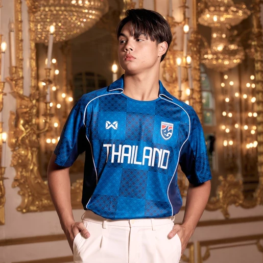 WARRIX เสื้อโอเวอร์ไซซ์ทีมชาติไทย THAILAND LIFESTYLE OVERSIZE 2025/26 WA-253FBATH12