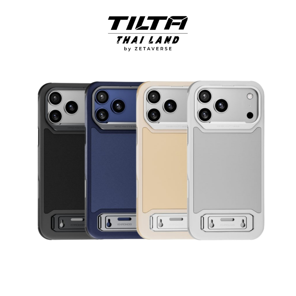 Tilta Khronos Lite iP 17 Pro/ Pro Max Case เคสมือถือ เคสสำหรับ IP 17 Pro/ Pro Max พร้อมขาตั้งในตัว