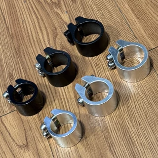 แคลมป์รัดหลักอานอลูมิเนียม (แบบน็อตคู่) BSC-62 (Double Bolt Seatpost Clamp)