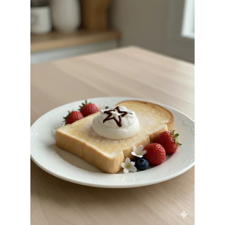 ขนมปังโอเพ่นท๊อป XL ขนมปังคุณวาฬ ขนมปังปิ้ง โทสต์ ขนมปังเนยนม ขนมปังเนยน้ำตาล Set 10 แถว