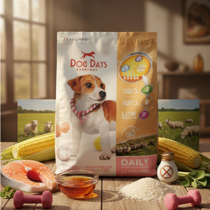 Dog Days ด็อกเดย์ อาหารสุนัข สูตรลูกสุนัขและแม่สุนัข 1.5Kg