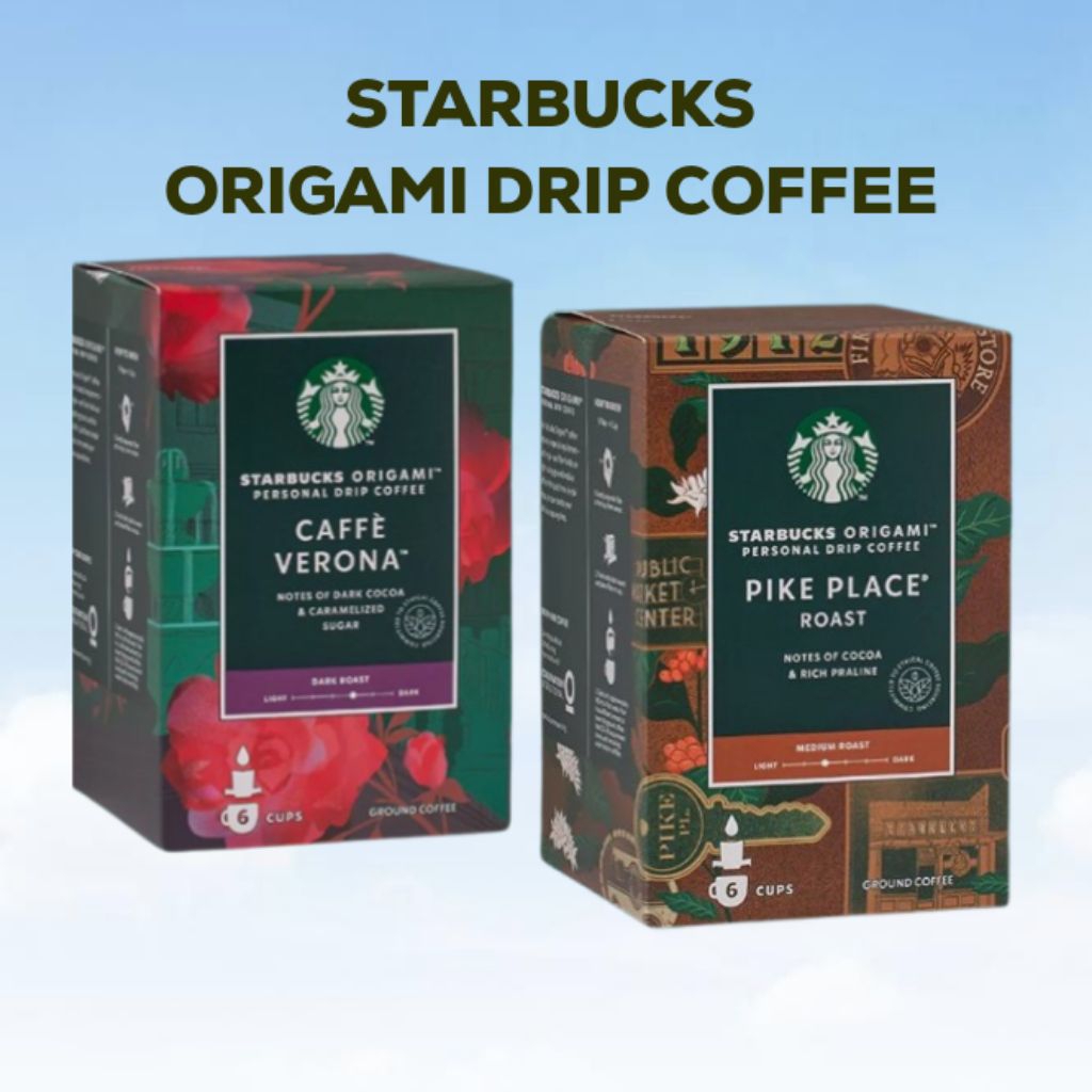 STARBUCKS ORIGAMI DRIP COFFEE | กาแฟ STARBUCKS ORIGAMI DRIP COFFEE