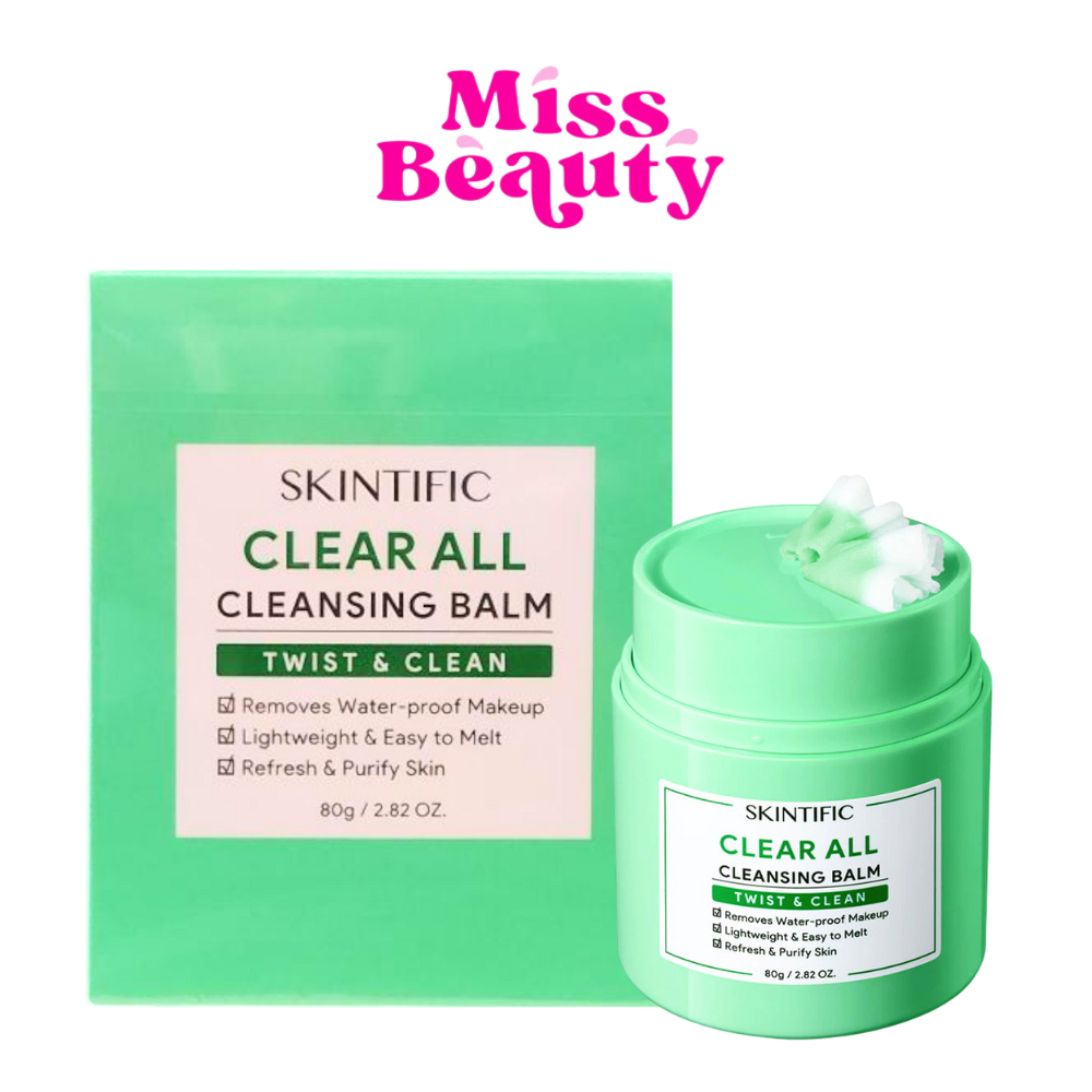 SKINTIFIC Clear All Cleaning Balm Twist&Clean สคินทิฟฟิค เคลียร์ ออล คลีนซิ่ง บาล์ม 80 กรัม