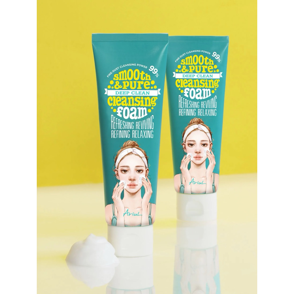 โฟมล้างหน้า Ariul Smooth & Pure Deep Clean Cleansing Foam