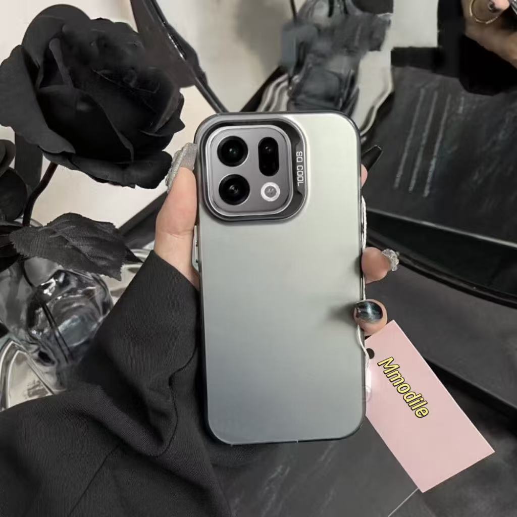 เคสสีสวยผิวด้าน IMD สำหรับ OPPO Find X9 X9pro เคสกันกระแทกผิวด้าน