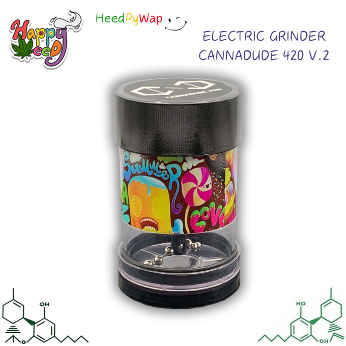 Electric Grinder Cannadude 420 V.2 ระบบเดียวกับ Wakit Grinder [GDS78]  เครื่องบดไฟฟ้า อัตโนมัติ
