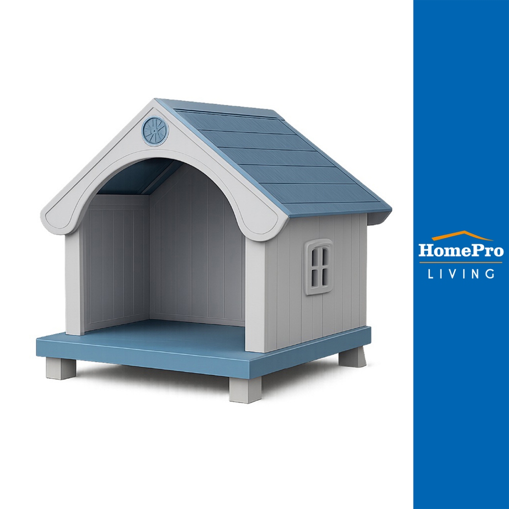 DPETT บ้านสัตว์เลี้ยง HONEY COMB HOUSE สีเทา-ฟ้า จัดส่งโดย HomePro