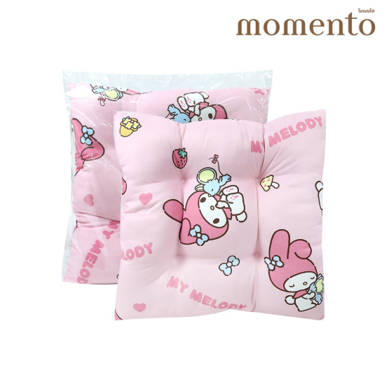 MOMENTO เบาะรองนั่งลายการ์ตูนลิขสิทธิ์แท้ 20X20 นิ้ว (คละแบบ)