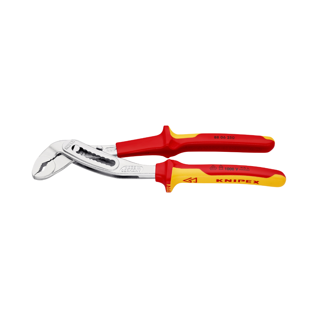 KNIPEX Alligator Water Pump Pliers VDE 250 mm คีมคอม้า VDE 250 มม. รุ่น 8806250