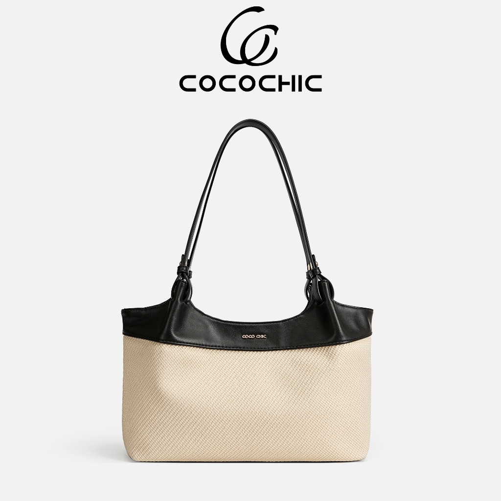 【COCOCHIC】 กระเป๋าโท้ทดีไซน์ใหม่ผ้าแคนวาส สไตล์เรียบหรู เหมาะสำหรับทุกโอกาส