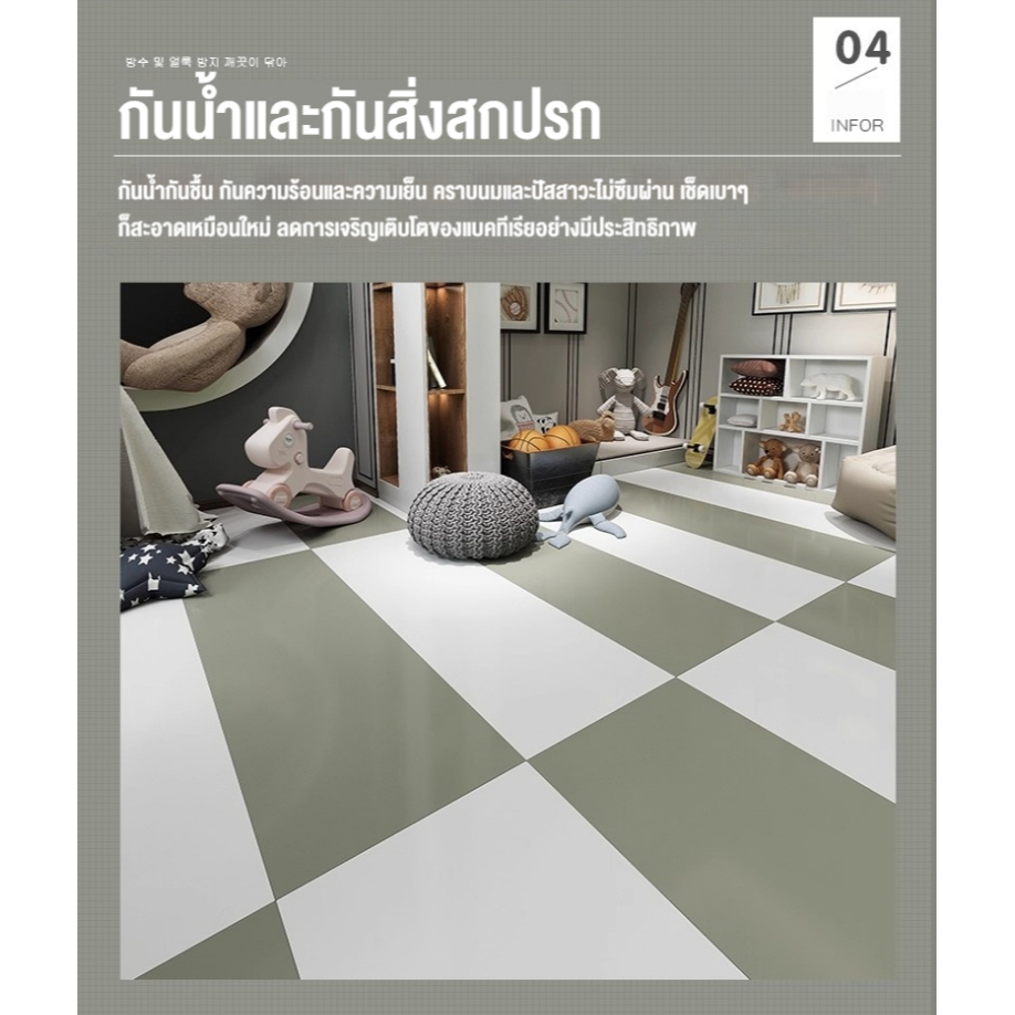 เสื่อรองคลาน XPE แผ่นรองคลาน พับได้ กันน้ำ ทำความสะอาดง่าย  6ฟุต หนา 4.0cm รูปที่ 5