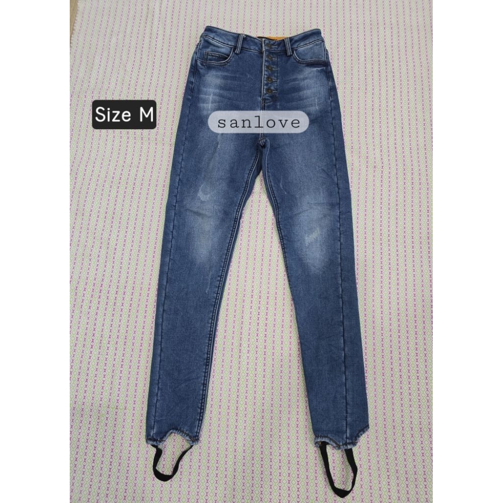 Coatover กางเกงยีนส์ บุขนสียีนส์เข้ม Minus -10