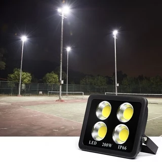 PLD สปอตไลท์ ไฟสนามฟุตบอล Spotlight LED 200W/300W/400W/500W/600W COB AC 220V (ใช้ไฟบ้าน220V) แสงขาว IP66 สว่างมากๆ