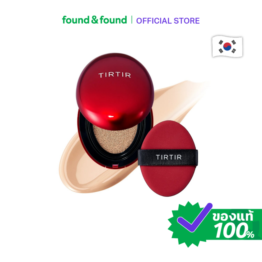 TIRTIR Red Cushion 21N Ivory 18g คุชชั่น ผิวเนียน ปกปิด ไอวอรี่ found & found
