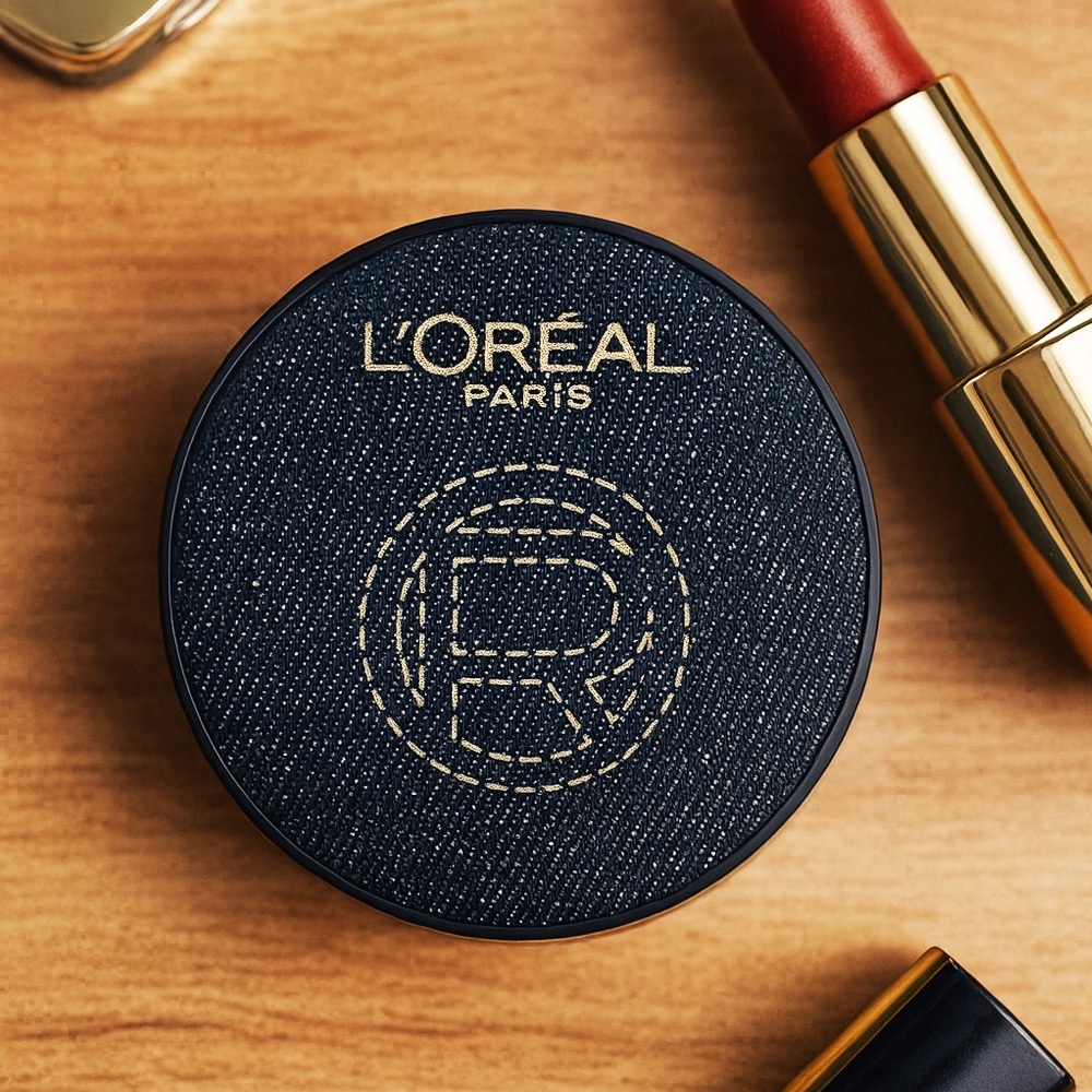 L'Oreal Paris Pro-Cover Denim Case ตลับเคสใส่คุชชั่น ผ้ายีนส์ [Limited Edition] - รูปที่ 4