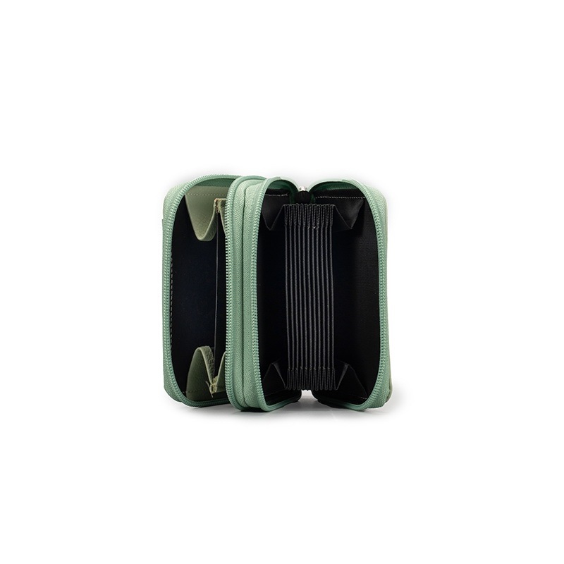 Jacob กระเป๋าสตางค์ผู้หญิง V32192 (เขียว,ชมพู,น้ำตาล,แดง,ดำ) - รูปที่ 2