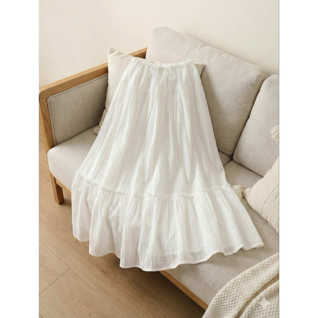 Tem-tee skirt กระโปรงยาวซับในทั้งตัว narystudio