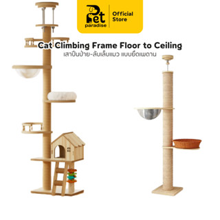 🐱[PetParadise.th]🐶คอนโดแมว คอนโดติดเพดาน เสาปีนป่าย เสาลับเล…