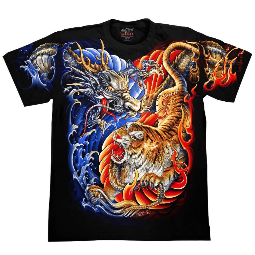 เสื้อยืดสกรีนเรืองแสง ROCK CHANG FHD54