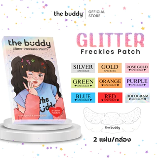 [มีให้เลือก 9 สี] แผ่นแปะกลิตเตอร์สำหรับแต่งหน้า The Buddy - Glitter Freckles Patch กันน้ำ กันเหงื่อ เด็ก 3 ขวบติดได้