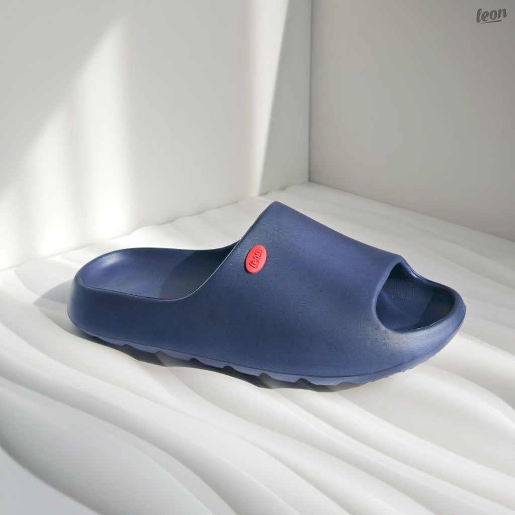 Leon รองเท้าแตะ SLIPPERS SOFT สีน้ำเงิน ราคา ถูกที่สุด ดีลบีเคเค แกลเลอรีภาพที่ 3