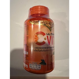 Ultimate C-VITA วิตามินซี เม็ดละ 1,000 มก. (2 กระปุก กระปุกละ 60 เม็ด)