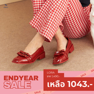 Minx รุ่น Lora รองเท้าส้นสูง แต่งสายคาดโบว์ minxshoes