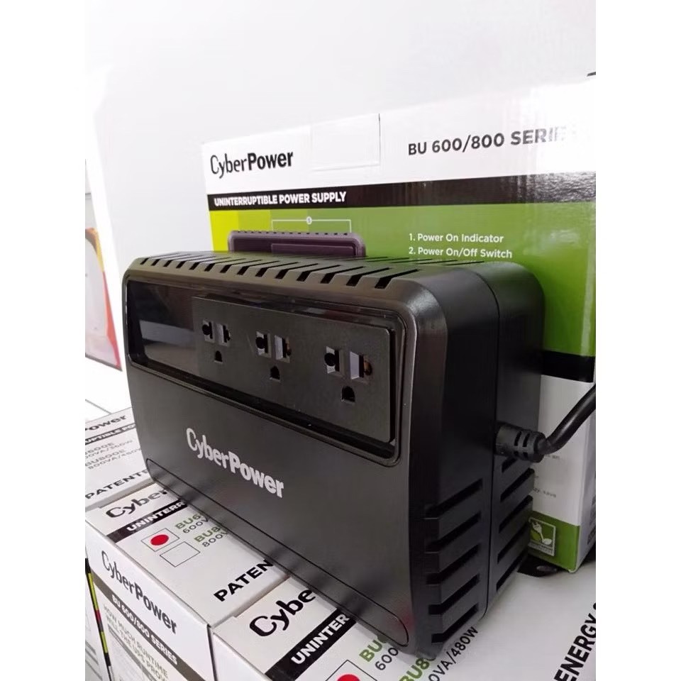 เครื่องสำรองไฟ Cyberpower UPS BU600E-AS 600VA/360W