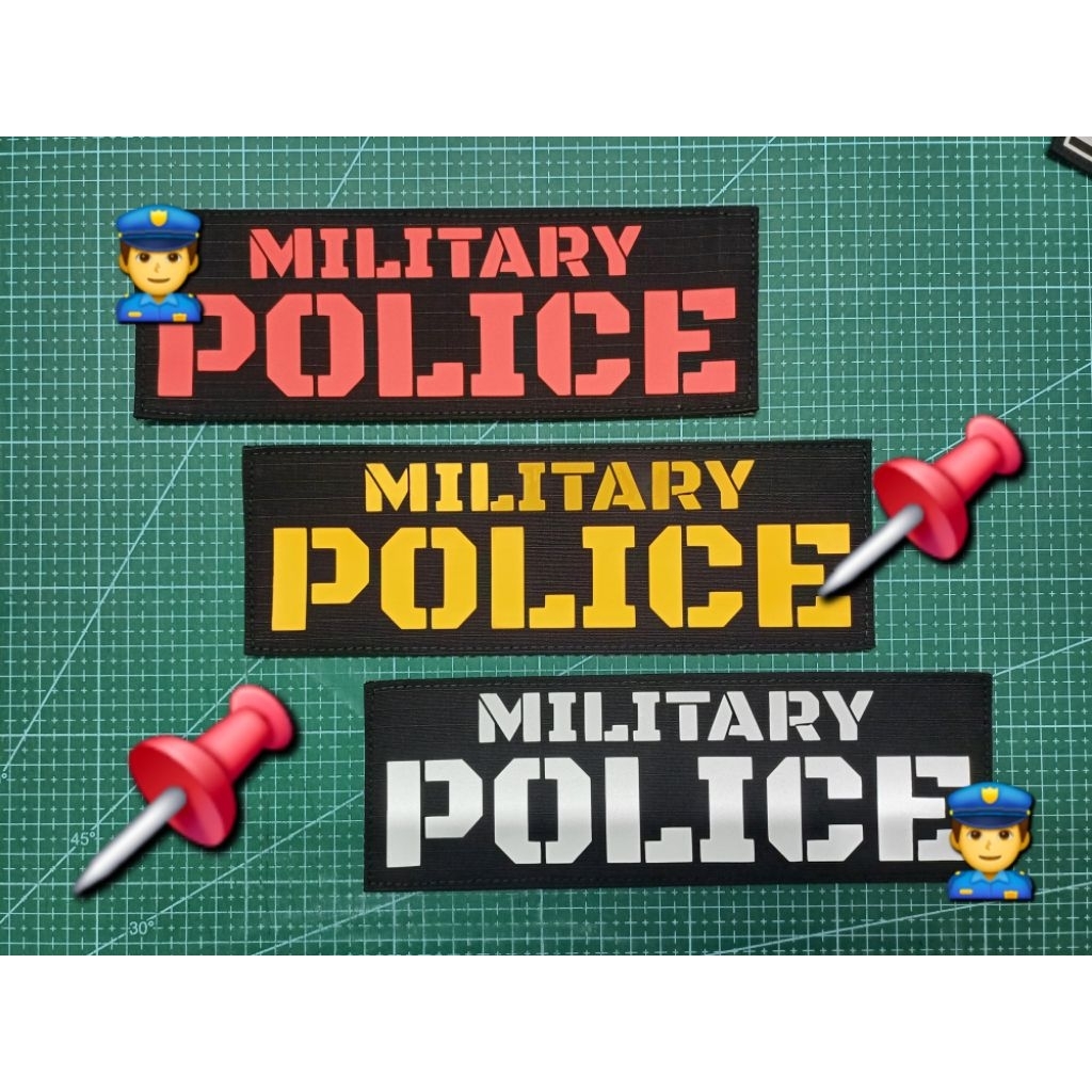 ป้าย MILITARY POLICE ขนาด 7×21 cm