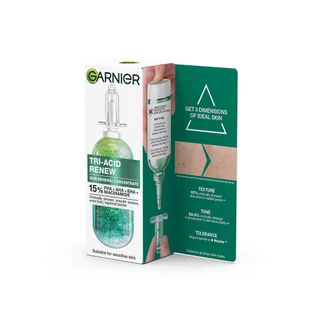 Garnier Tri-Acid Renew Skin Renewal Concentrate เซรั่มสูตรเข้มข้น ฟื้นฟูเกราะป้องกันผิว 20ML.
