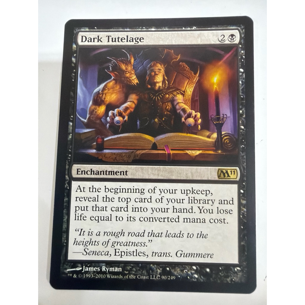 2011 Core Set: Dark Tutelage ของแท้พร้อมส่ง MTG Magic the gathering