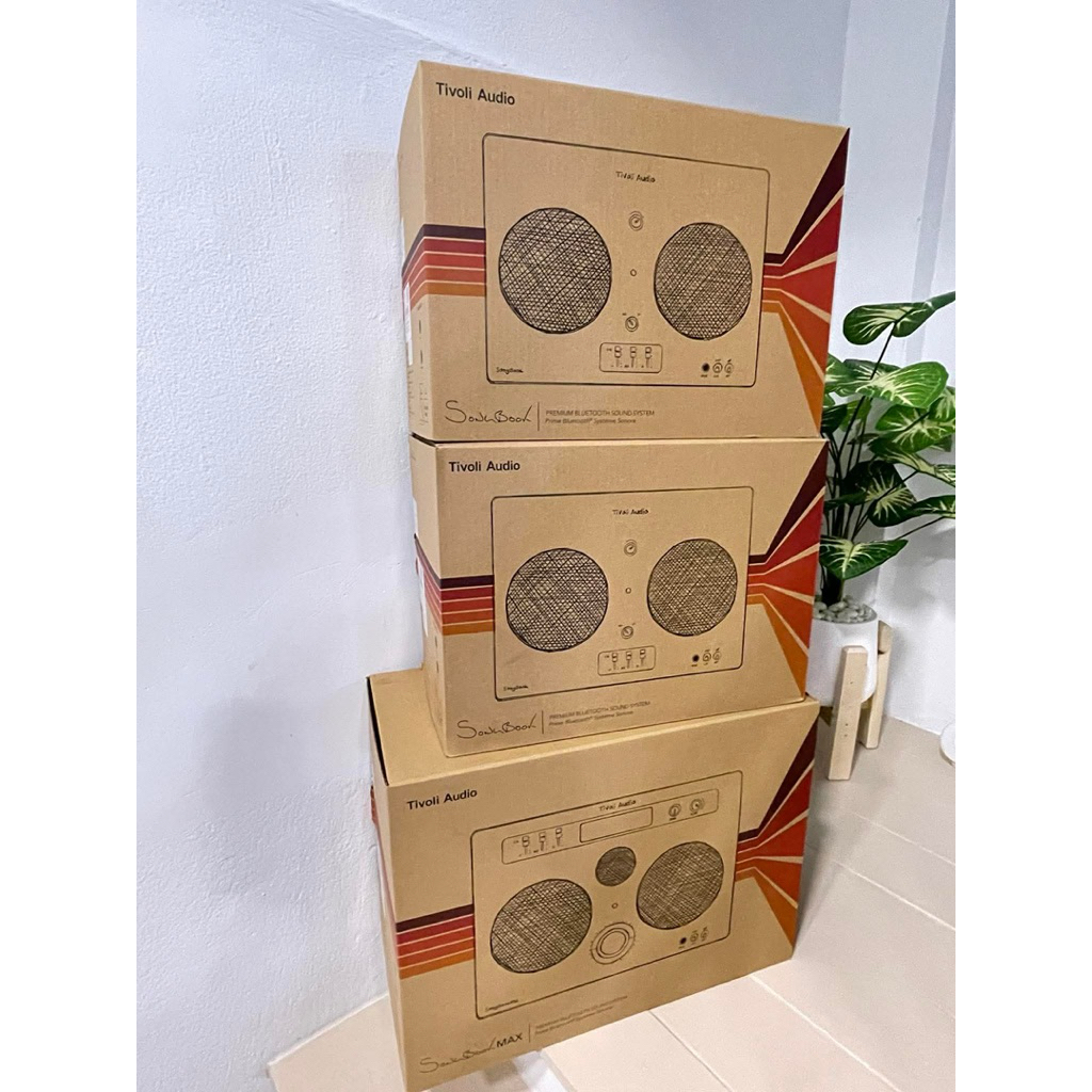 ลำโพงบลูทูธแบบพกพา Tivoli Audio SongBook/max สินค้าใหม่มือ 1 รับประกันศูนย์ไทย 1ปีครับ