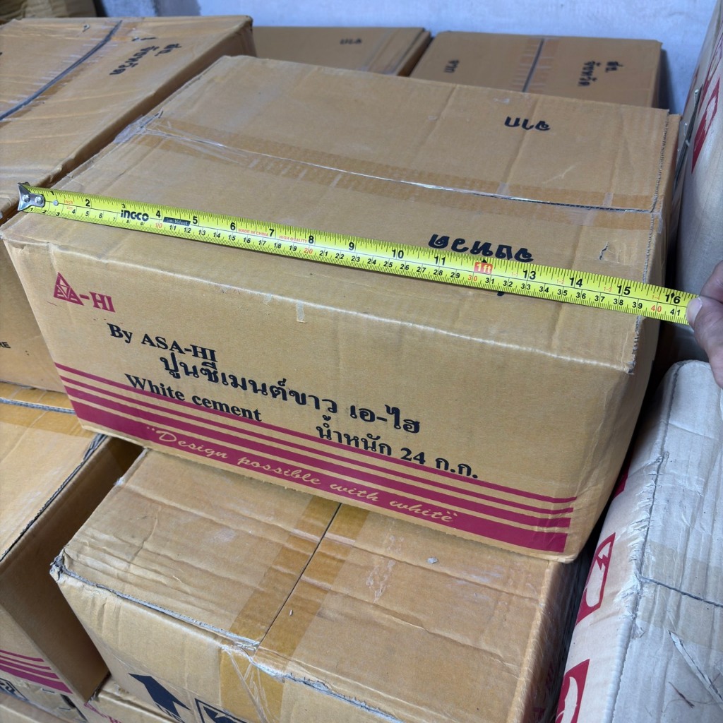 ปูนซีเมนต์ขาว DIY ตรา A-HI ถุงละ1กิโลกรัม (ยกลังบรรจุ 24 ถุง) - รูปที่ 3