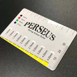 ไม้บรรทัด Perseus Sting Action Rulerแบบพลาสติกหนาใช้วัดความสูงของสาย ✔️สำหรับกีตาร์ไฟฟ้า✔️กีตาร์โปร่ง ✔️เบส✔️Ukulele