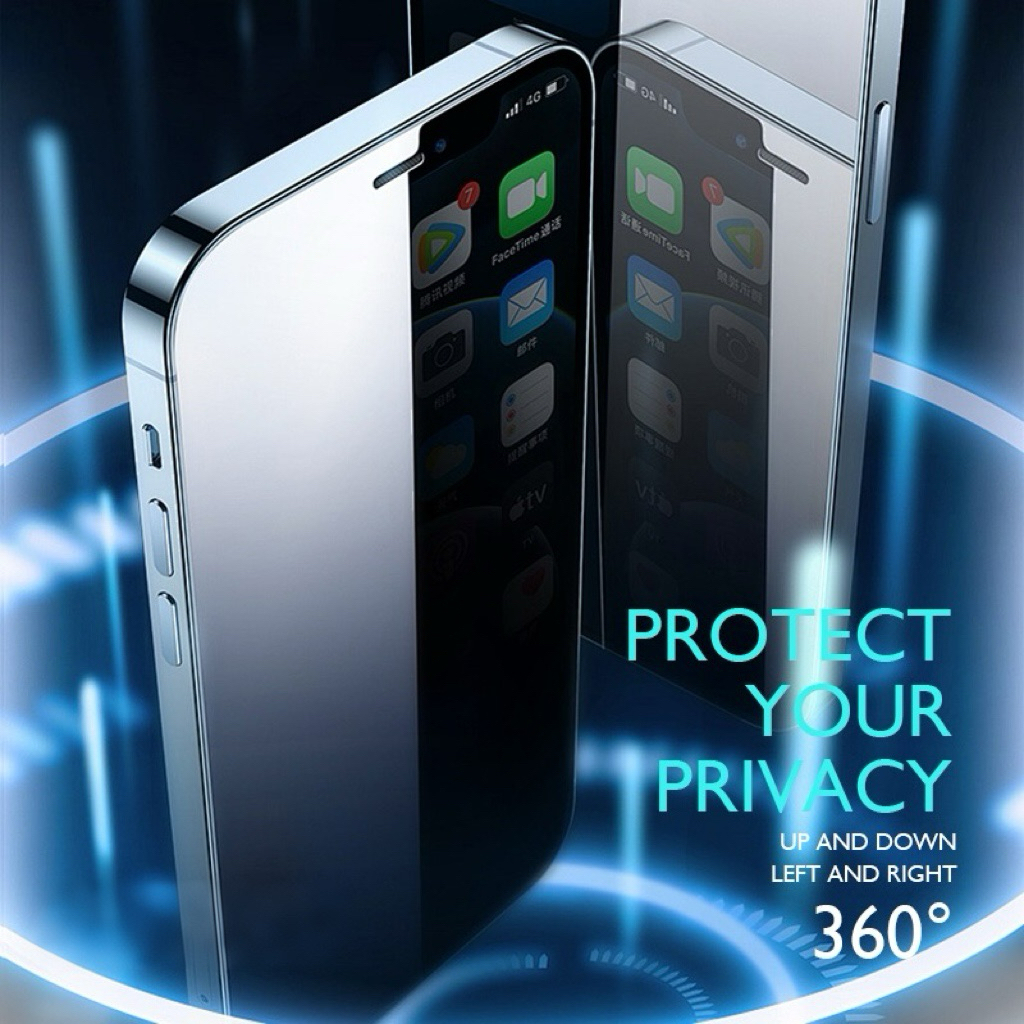 🔥 ฟิล์มกระจก 🔥360°  PV  กันเสือก/กันมอง เต็มจอ For  iphone 17 17PRO 17AIR 17PROMAX16 16pro 16plus 16promax 13/13pro