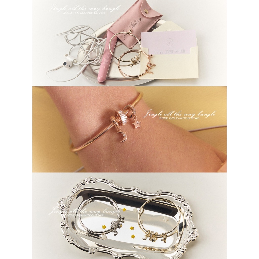 Julys - jingle all the way bangle bracelet