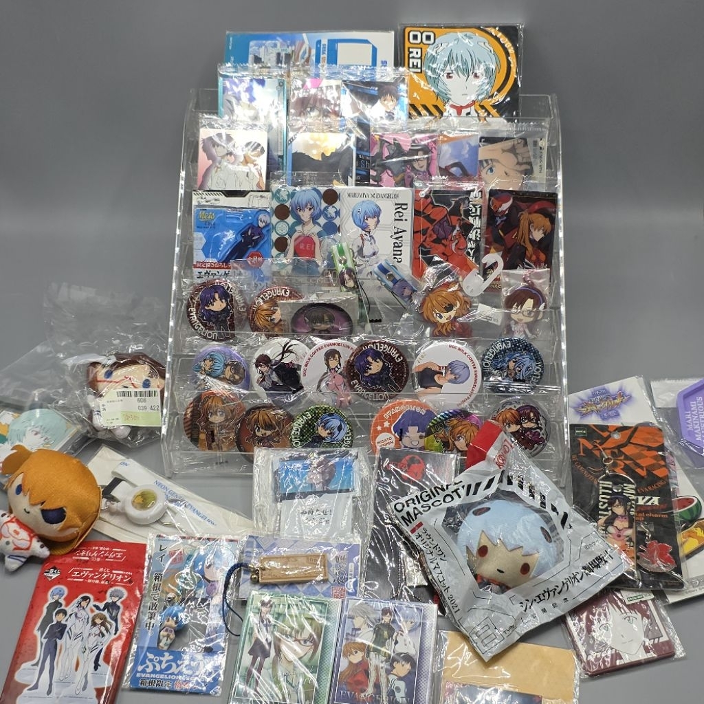 (upd 2026/แท้✅️) ของสะสม อนิเมะ อีวาเกเลี่ยน evagelion goods อีวา asuka rei mari shinji kaworu อาสุกะ เรย์