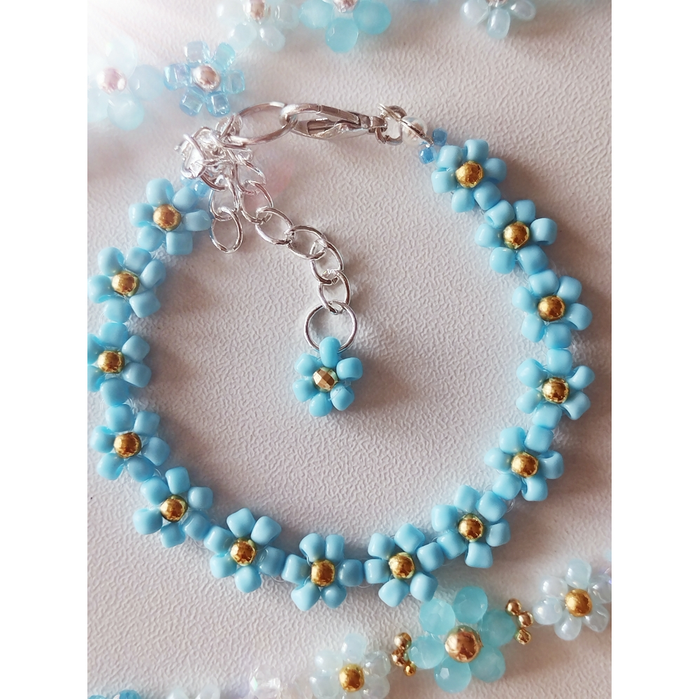 สร้อยข้อมือลูกปัด BeautiBlue Day