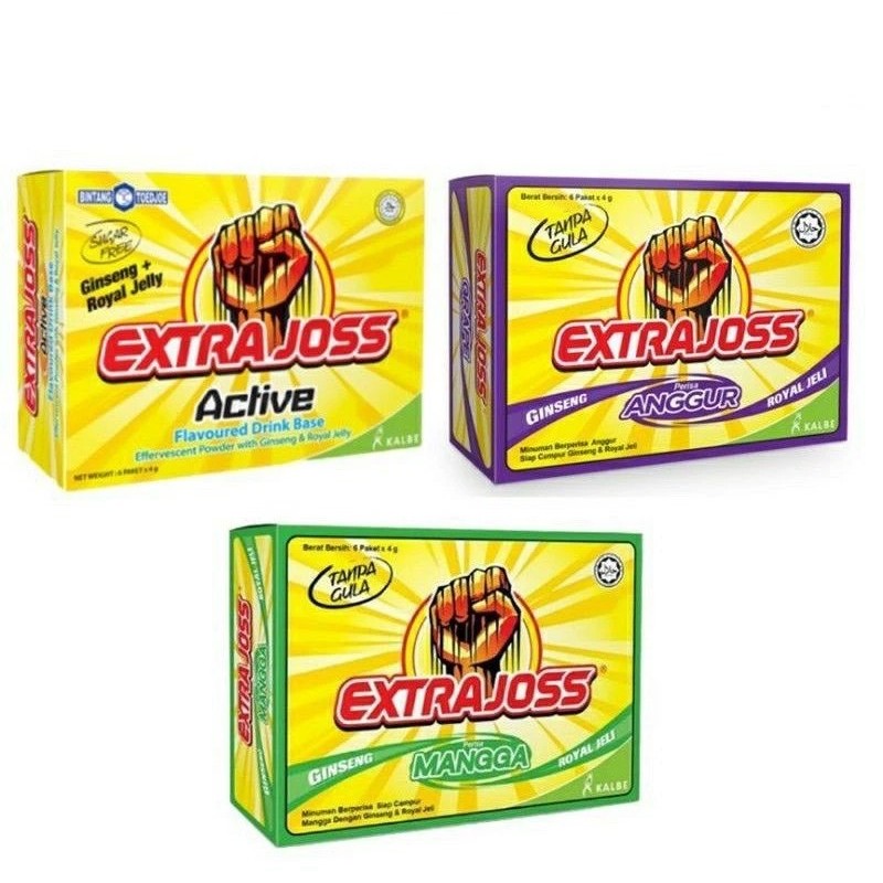 ผง น้ำ Extra joss 1กล่อง (6ซอง) เครื่องดื่ม