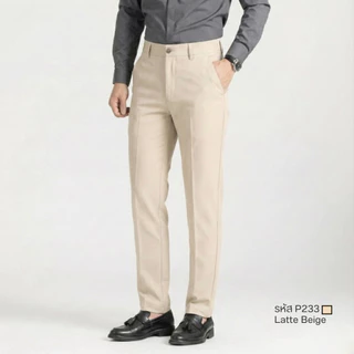 PISK Cool Flex Pants กางเกงผู้ชาย ผ้ายืด 4 ทิศทาง เอวยืดใส่สบายทั้งวัน ผ้าสะท้อนน้ำ ระบายอากาศดี ใส่ทำงานได้