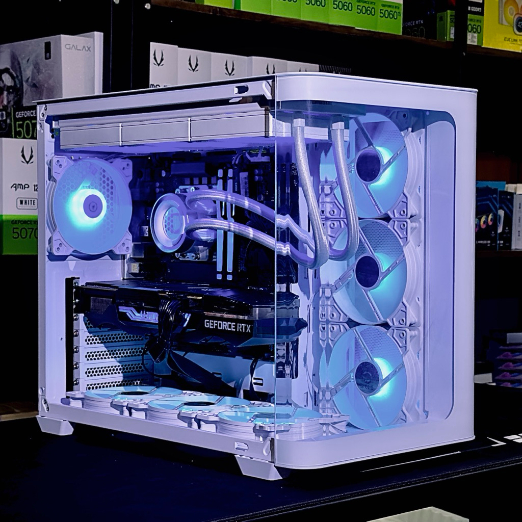 คอมเล่นเกมมือสอง i5-13400F + RTX 3080 / RAM DDR5 32GB / SSD 1TB / ชุดน้ำ 360mm – ประกันร้าน 30 วัน