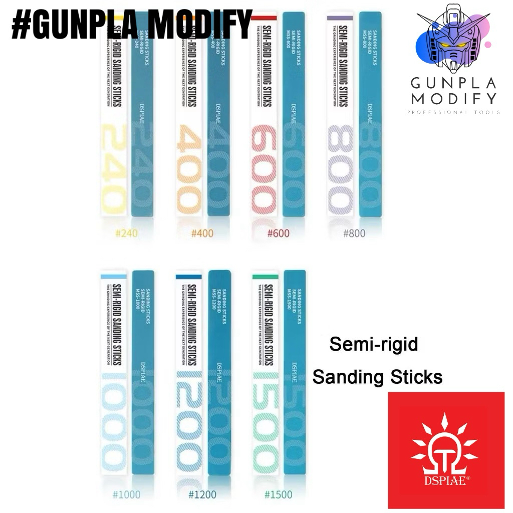 DSPIAE Semi-Rigid Sanding Stick ด้ามขัดชิ้นงานแบบจับถนัดมือ โค้งงอได้