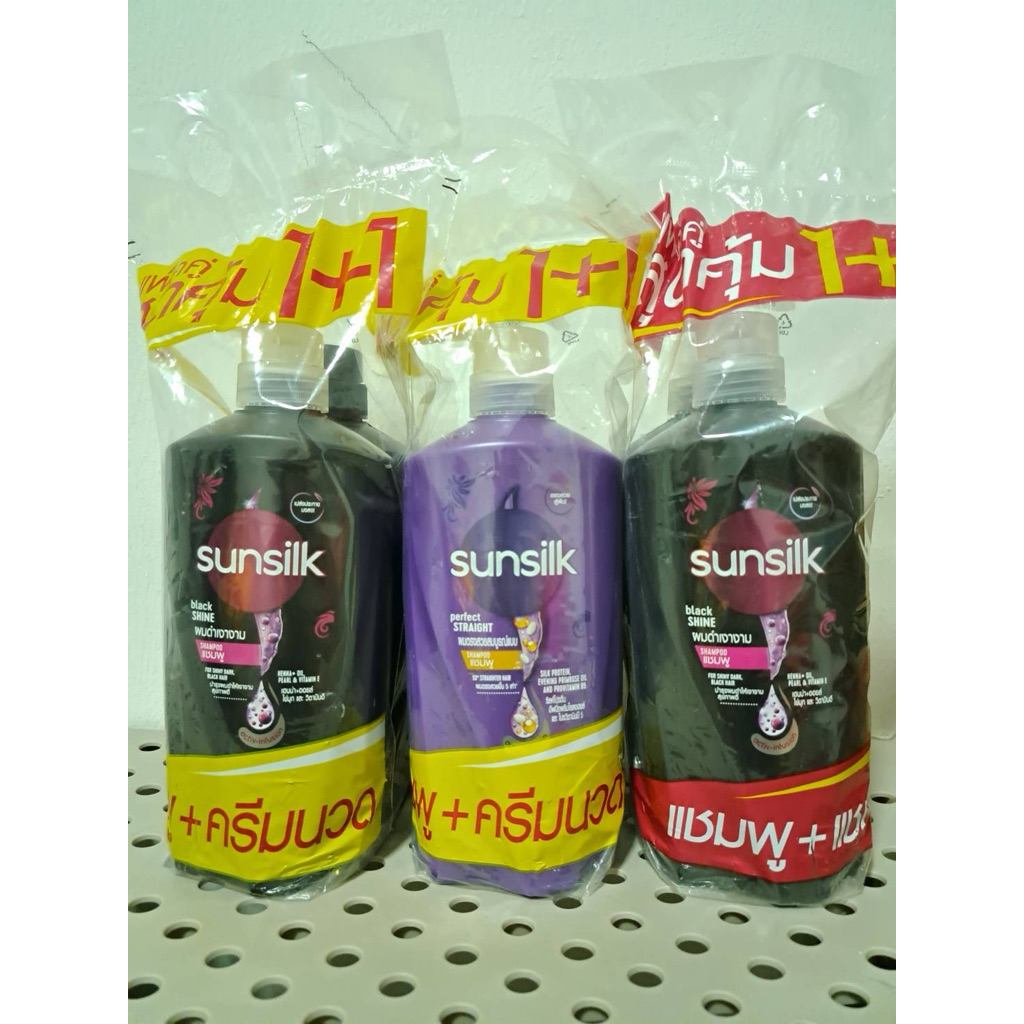 Sunsilk ซันซิล แชมพู + ครีมนวดผม/ แชมพู + แชมพู มีหลายสูตรให้เลือก 475+450/475+475 มล. (พร้อมส่ง)