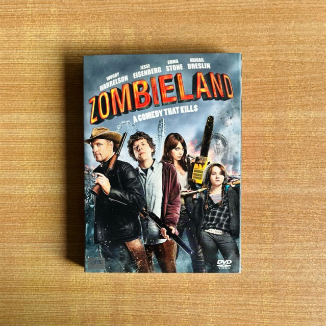 DVD : Zombieland (2009) ซอมบี้แลนด์ [มือ 2 ปกสวม] Jesse Eisenberg / Emma Stone / ดีวีดี หนัง แผ่นแท้