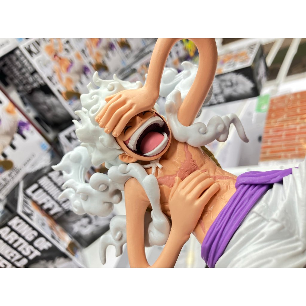 One Piece KING OF ARTIST Luffy Nika Gear 5 Ver.3 - KOA ลูฟี่ นิกะ เกียร์ 5 มือ 1 Lot Japan แมวทอง ของแท้ - รูปที่ 4