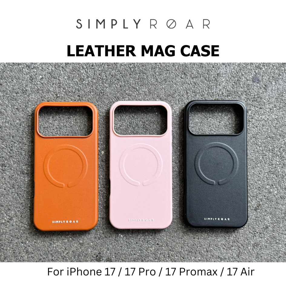 เคส Simply Roar Leather Case – สำหรับ iPhone 17 / 17 Air  / 17 Pro / 17 Promax ราคา ถูกที่สุด ดีลบีเคเค