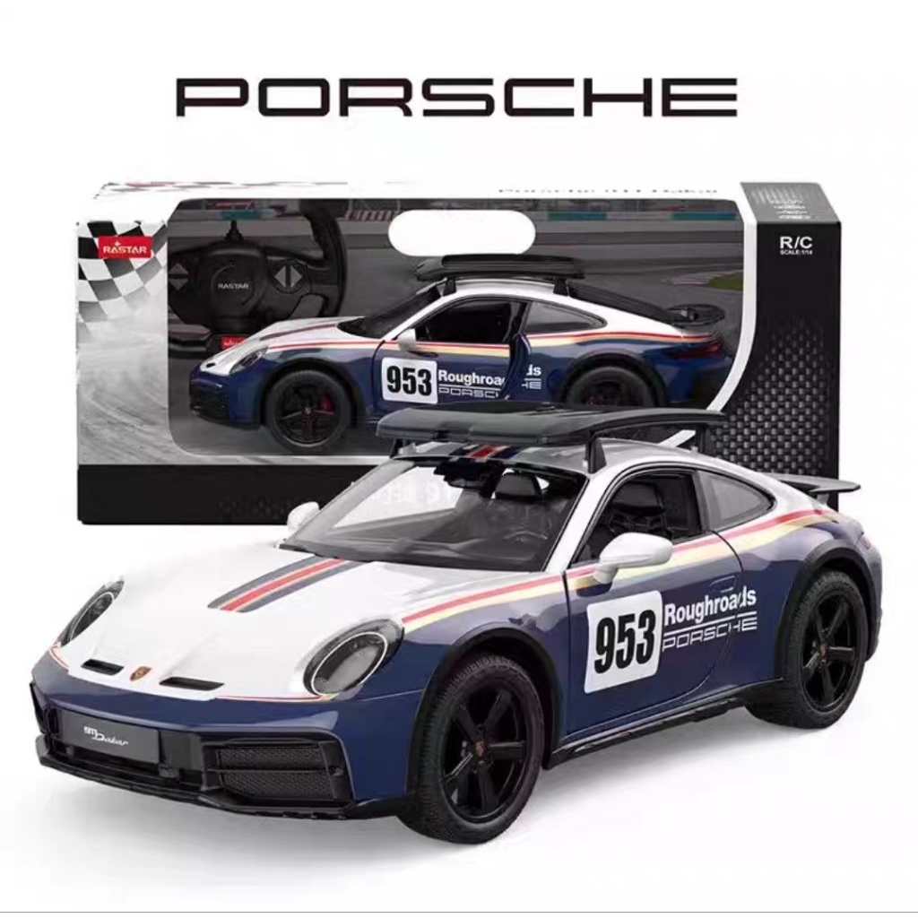 [Speedsnapbkk] Rastar โมเดลรถบังคับ 1:14 Porsche 911 Dakar งานดี สีสวย รายละเอียดสมจริง พร้อมกล่อง ค