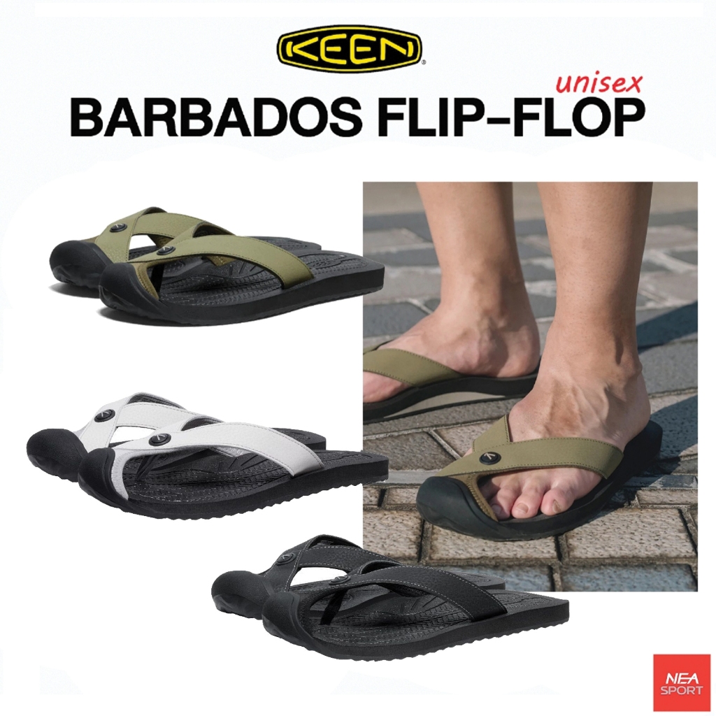[ลด30% เก็บโค้ด 2509FASHDD] KEEN BARBADOS Flip-Flop รองเท้าแตะ หูหนีบ ได้ทั้งชายและหญิง